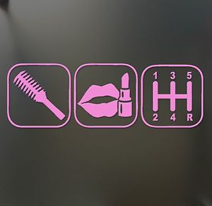 Illustration for article titled Female Car Enthusiast Rejects Gender-Specific Stickers